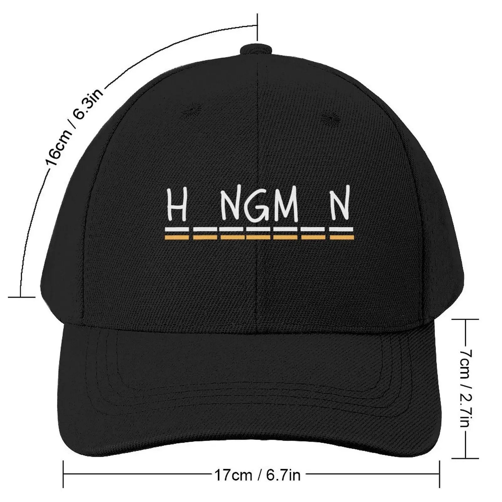 hangman white & yellowCap Baseball Cap Visor Mountaineering Anime Hat Women's Beach Men's