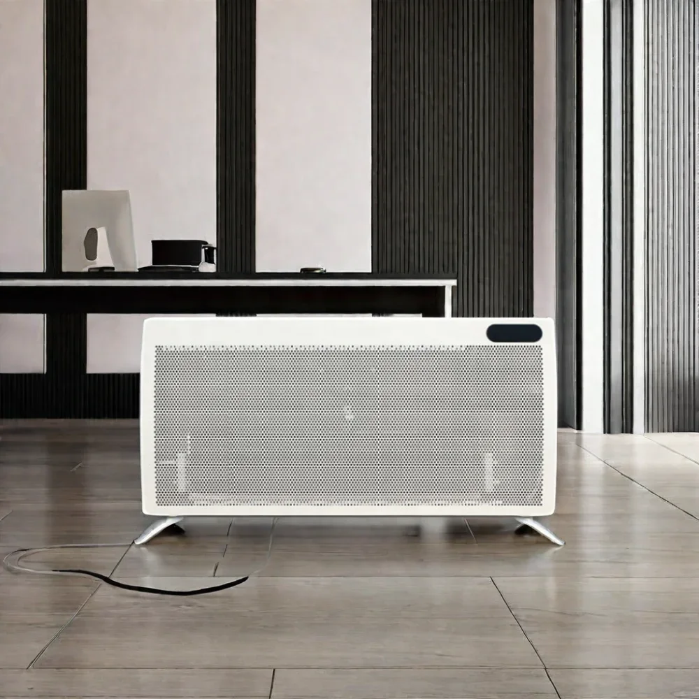 سخان مسخن لوحة معدنية منحنية محمولة رخيصة الثمن لغرفة المعيشة مقاوم للماء مع وظيفة الحماية من الحرارة الزائدة