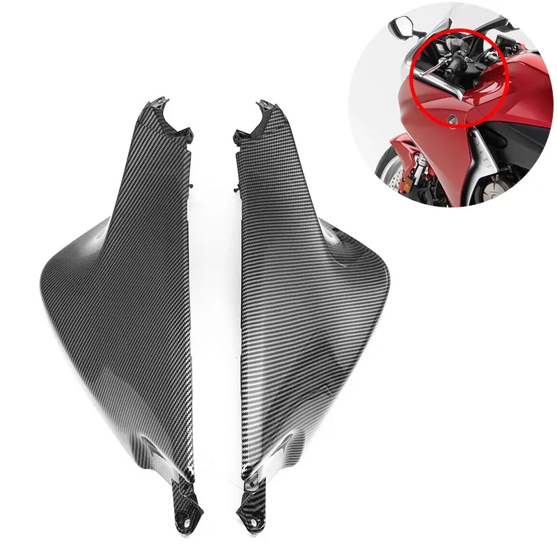 Gas Tank Side Cover Fairing For HONDA VFR1200 2010-2017 Hydro Dipped Carbon Fiber Finish honda vfr1200 Motorcycle Fairings Panel