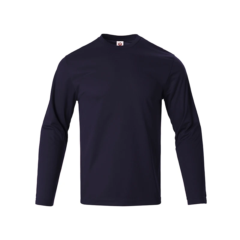 Long Sleeve Quick Dry Men\'s T-shirt Spring Summer Jacquard Mesh Breathable Moisture Absorption Sweat Running Daily Fitness