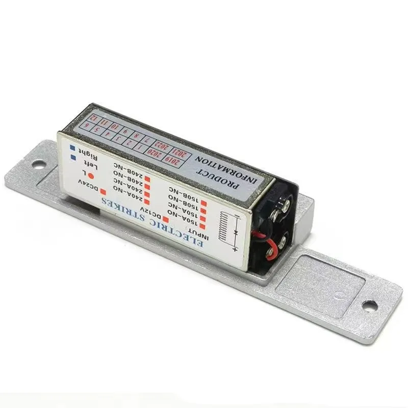 DC 12V Electric Strike Lock NO NC type Fail-Secure Strike Cathode lock Wood Metal Door Use Solenoid Latch