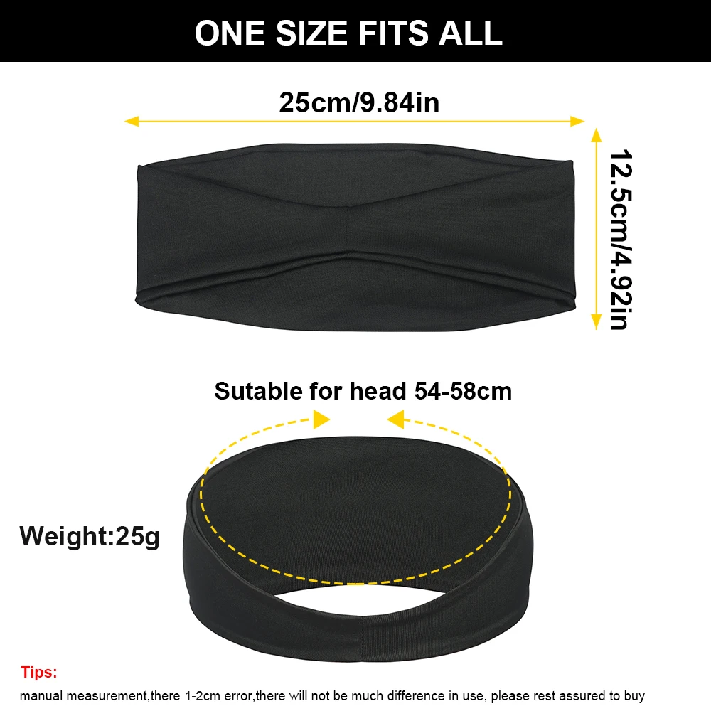 Sports Sweatbands Elastic Headbands Breathable Hair Band Yoga Gym Fitness Running Tennis Moisture Wicking Hair Accessories Men
