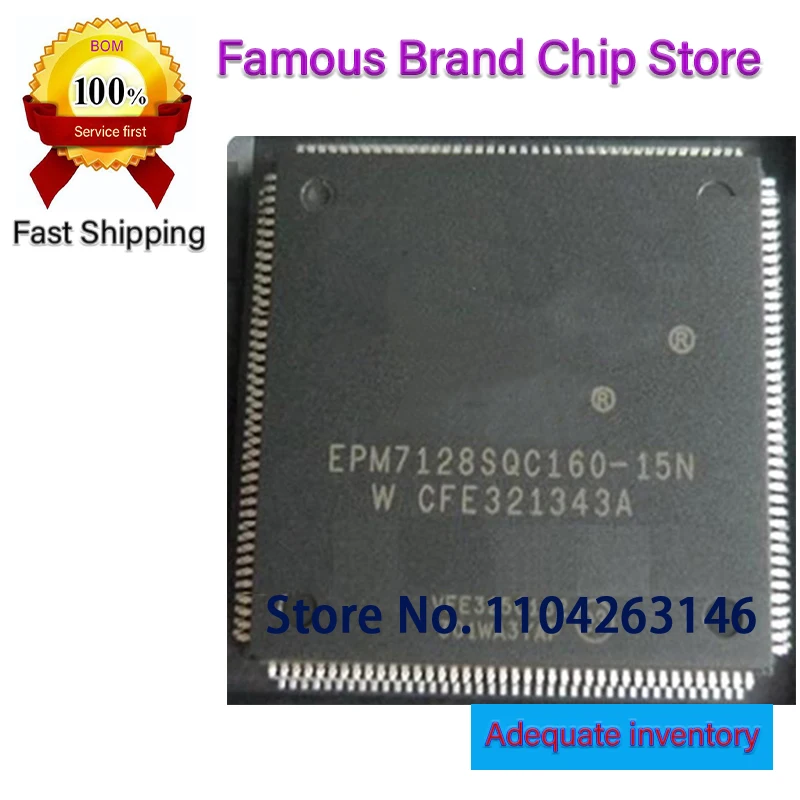 EPM7128SQC160 EPM7128SQC160-15N QFP160  AD7482BSTZ QFP48 1PCS
