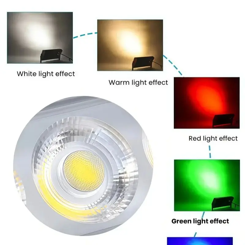 

50W RGB LED Garden Landscape Light 220V Outdoor Walkable Spotlight for Tree Yard Gazebo Christmas Romantic Ambiance Lighting