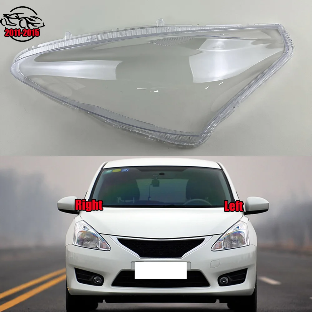 

For Nissan Tiida 2011 2012 2013 2014 2015 Headlamps Transparent Cover Headlight Shell Lampshade Lens Lamp Shade Plexiglass