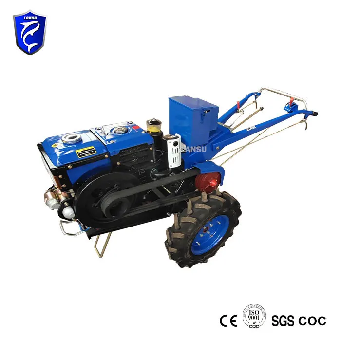 Factory Directly Sale High Quality Water Cooled dies el Two Wheel Walking Tractor