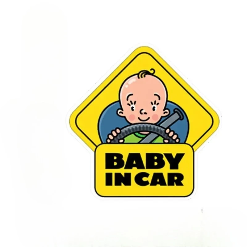 جديد الطفل على متن ملصق الاطفال سلامة عاكسة سيارة علامات ذاتية اللصق تحذير ملصق للسائق 15 سنتيمتر PVC KK