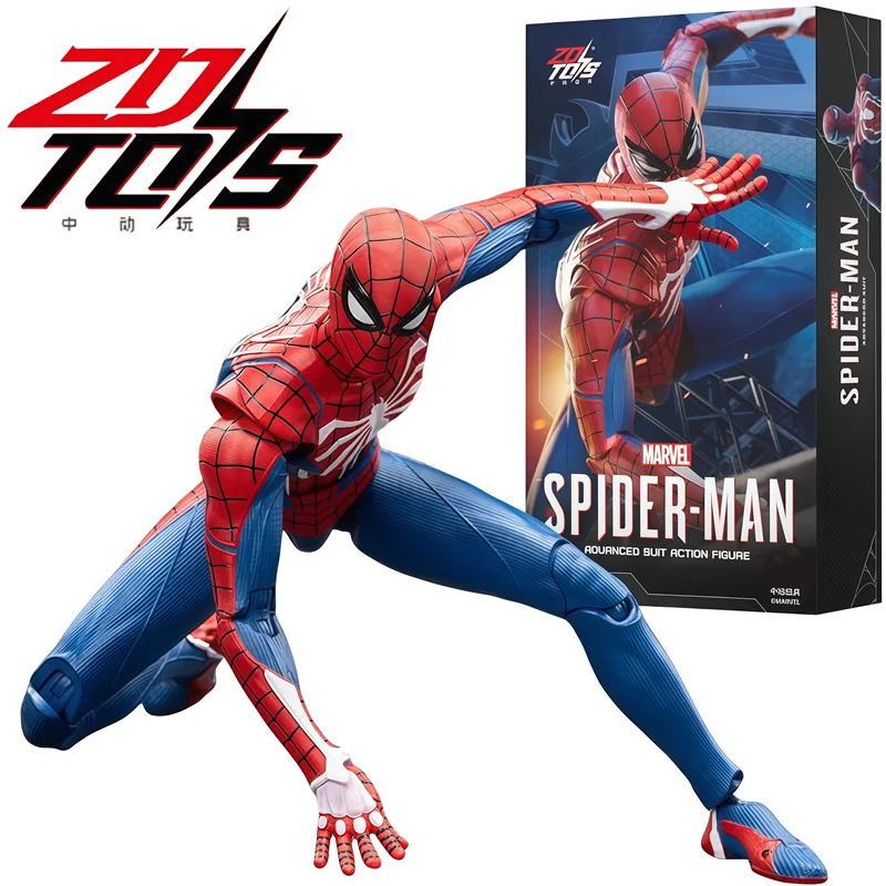 Figurka ZD Toy Peter Parker Marvel Legends Avengers Spider-Man PS4, model akcji, zabawka, przenośna ozdoba na biurko, prezent na Boże Narodzenie ‌ s