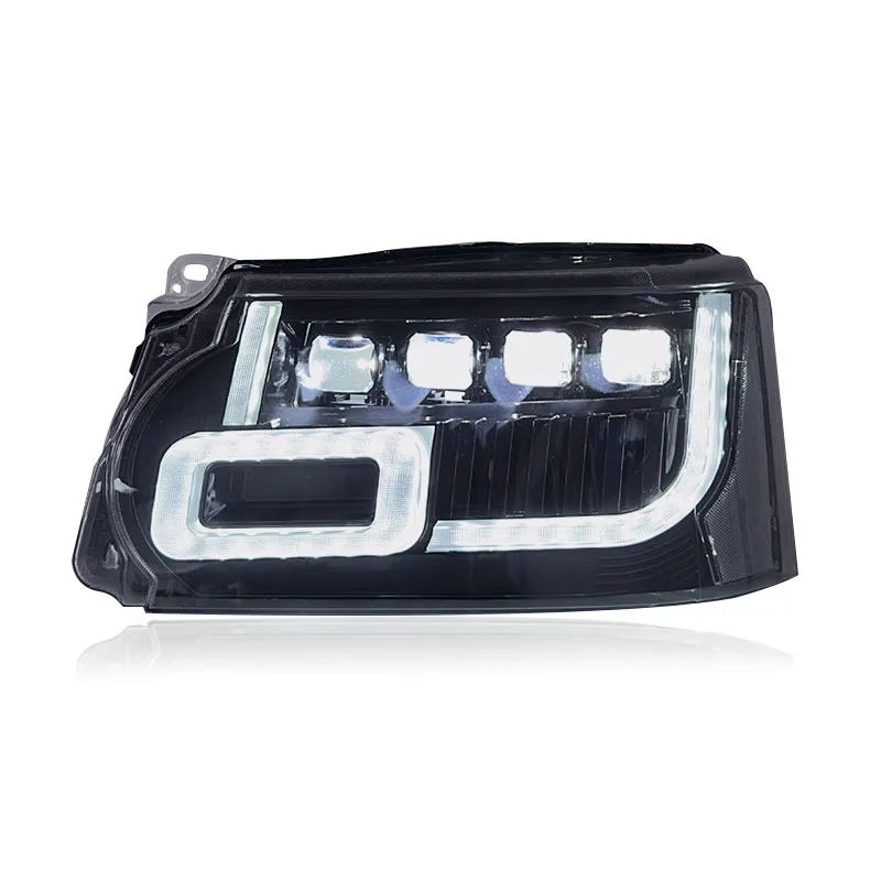 SJC Auto for Land Range Rover Sport/Vogue Headlights Assembly Old to New LED Lens Daytime Running Lamp Turn Signal 2010-2013