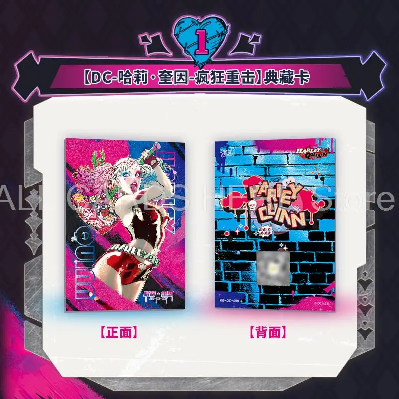 Harley Quinn Card for Children Disney 100 Frozen Princess Stitch Monsters University Star Wars Trading Card Marvel Spider-Man