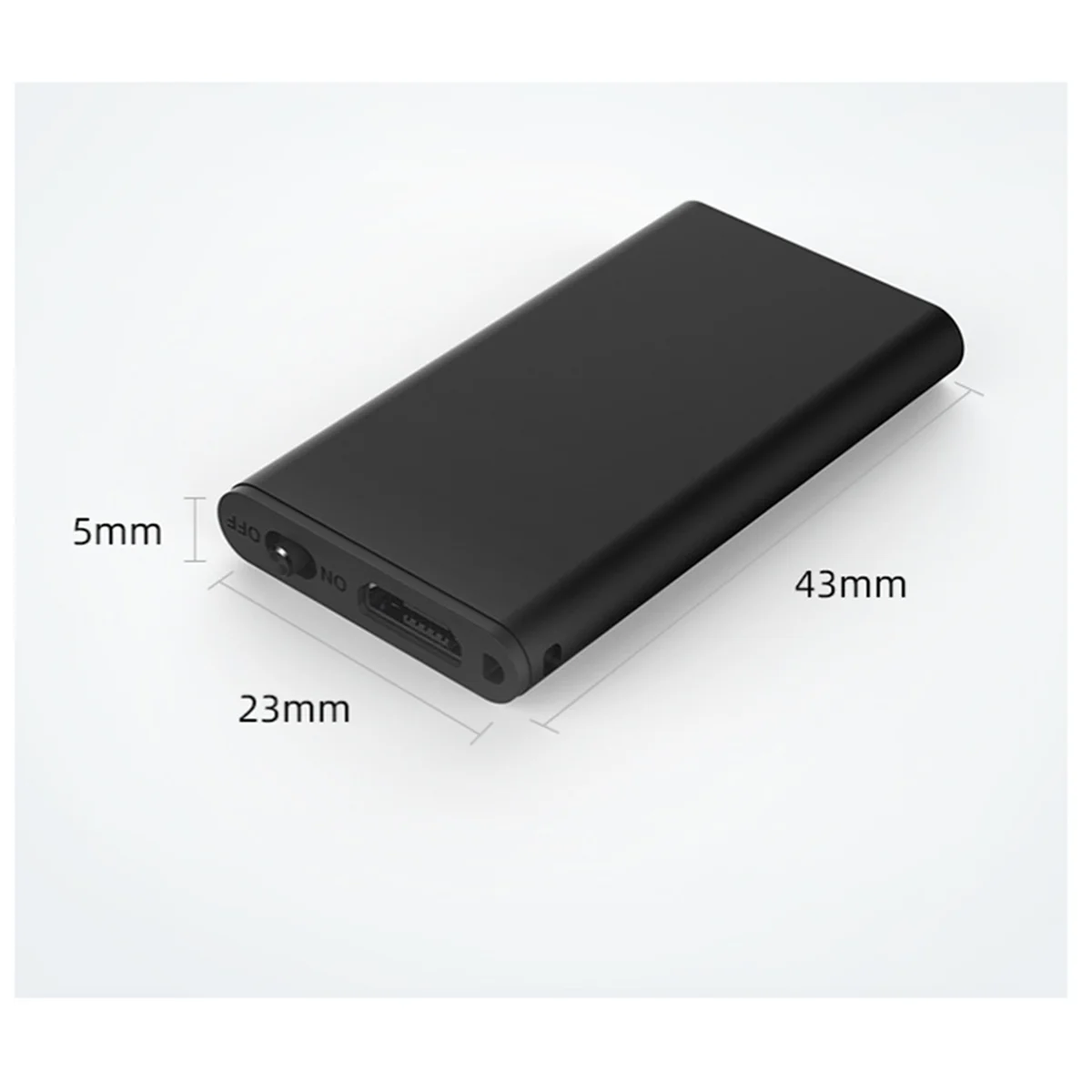 

B13C Q1 Ультратонкий крошечный мини-диктофон 8 ГБ цифровой профессиональный звуковой диктофон с шумоподавлением