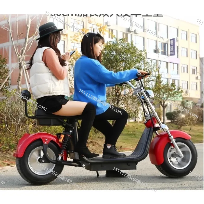 Lithium Battery 60V 12A 1500W Chopper Bobber City Coco Scooter Electric Scooter  Sportsters Electric Two Wheel Dual