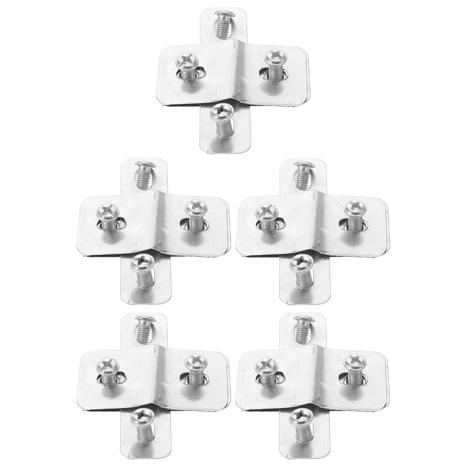 

5pcs Durable Bike Basket Link Clips Sturdy Mounting Adapter for Bicycle Cargo Rack Quick Release Bracket Holder
