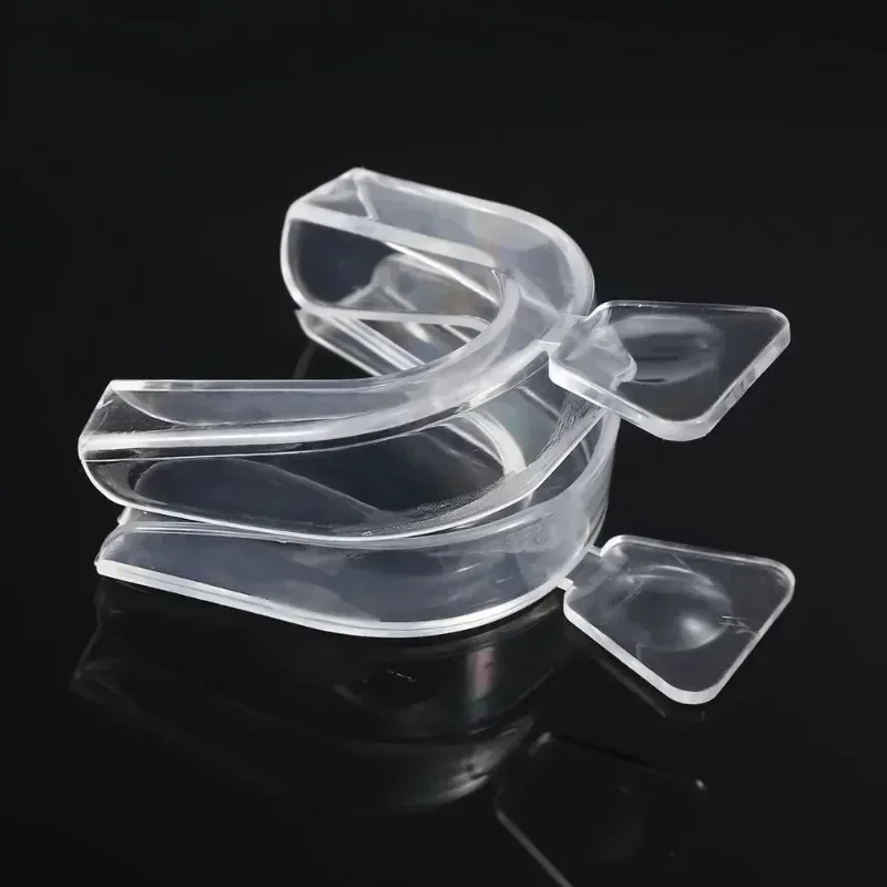 2/4pcs Silicone Mouth Guard Teeth Protector Night Guard Mouth Tray for Bruxism Grinding Non-snoring Teeth Whitening Protection