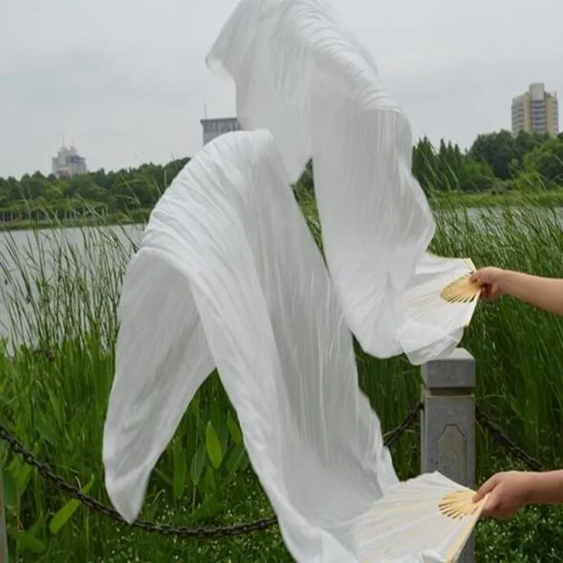 Jednolity Kolor Jedwabny Wachlarz do Tańca Brzucha Welon Kostium Akcesoria do Tańca Brzucha Rekwizyty do Ćwiczeń Tancerki Królewski Niebieski Zielony Czerwony Fotografia
