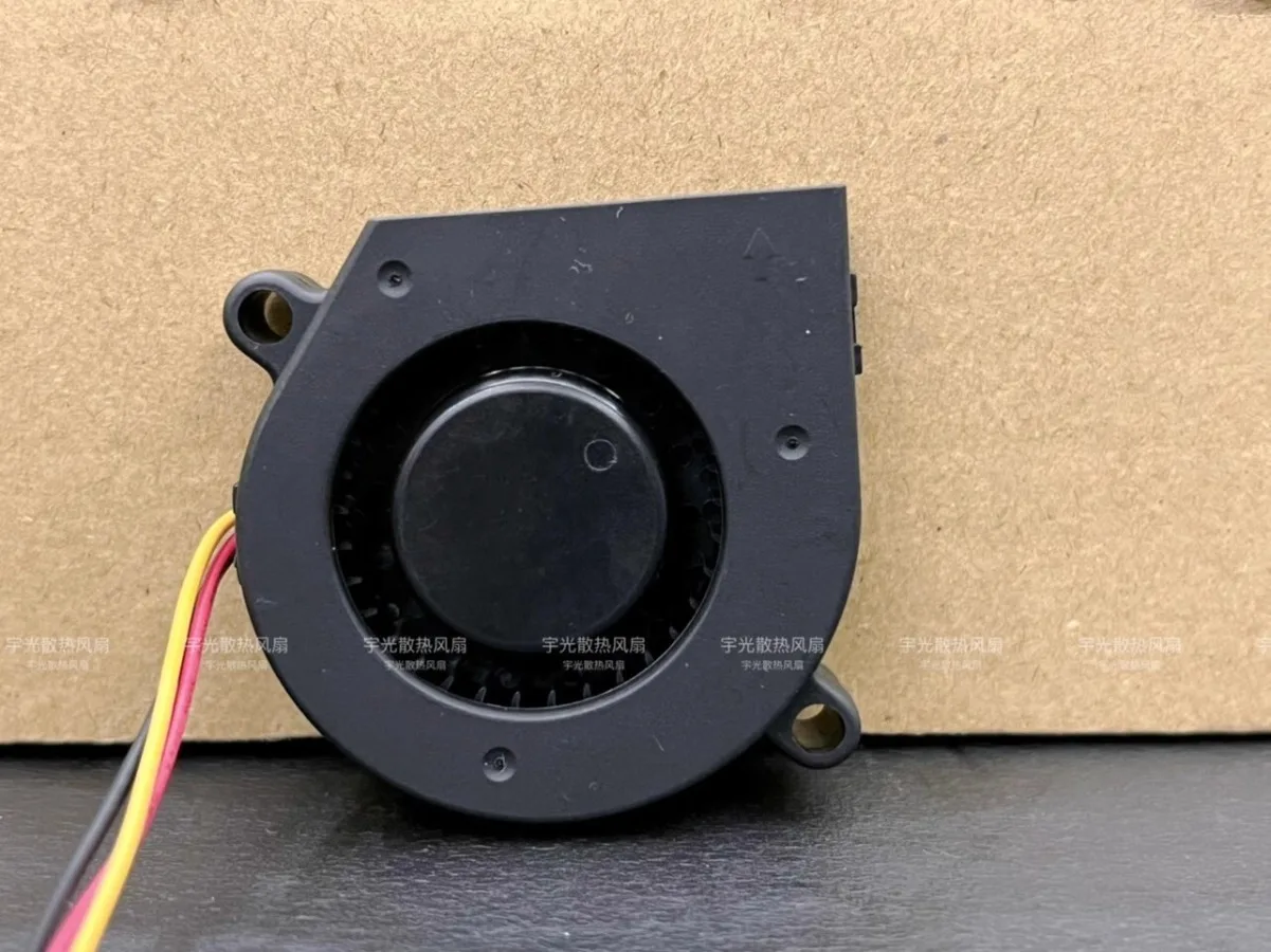 For Y.S.TECH BD125015HB 5015 DC12V 0.21A 5CM 3-Wire Dual Ball Cooling Fan