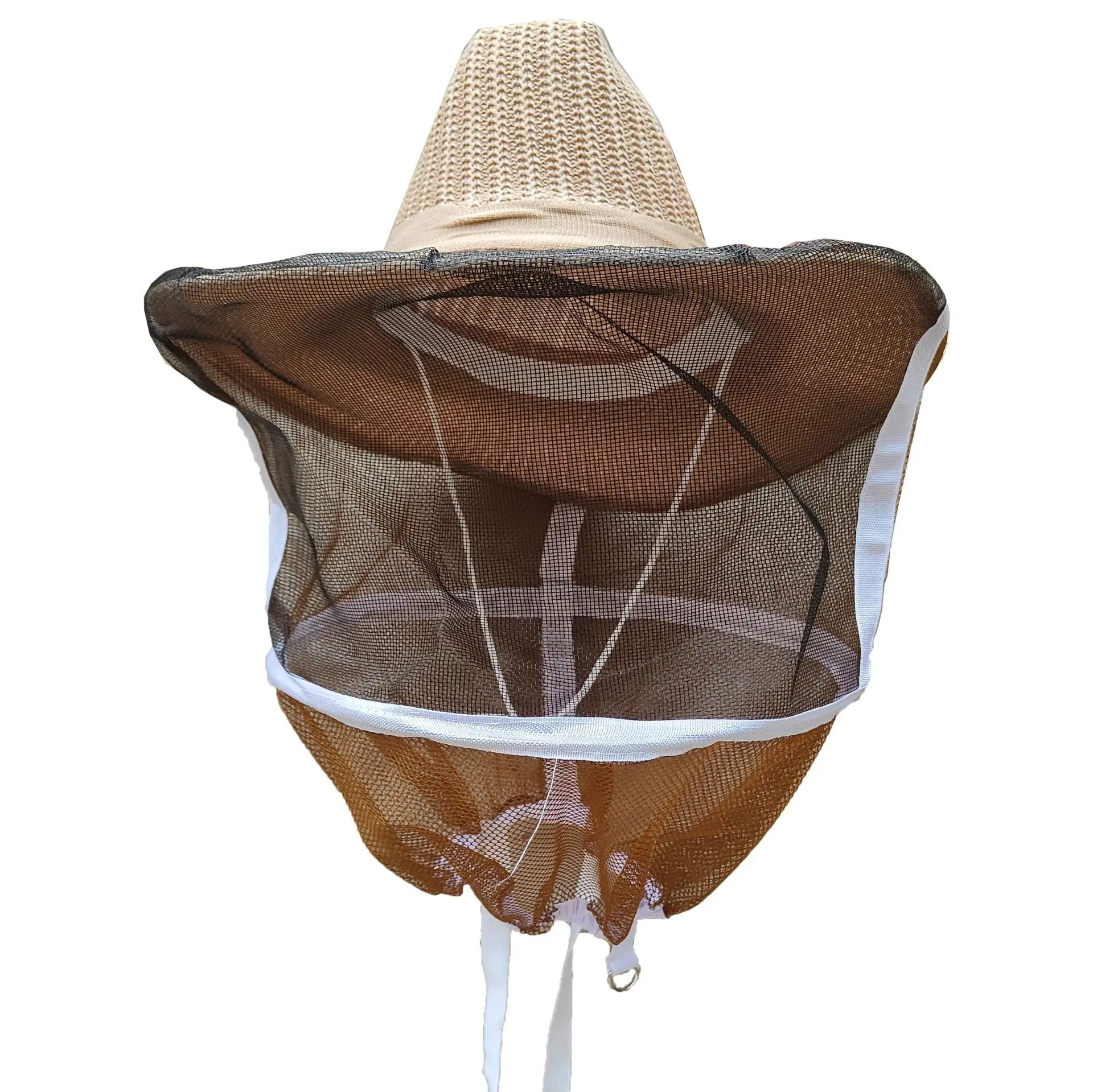 X50 Beekeeping Cowboy Hat Beekeeper Anti Bee Hat Mosquito Bee Insect Net Veil Head Face Protector Beekeeping  Bee