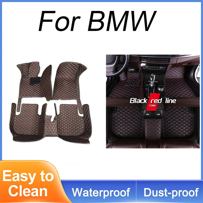 

Artificial Leather Custom Car Floor Mats for BMW X1 E84 F48 X2 F39 X4 F26 G02 2018-2023 Interior Accessories Details