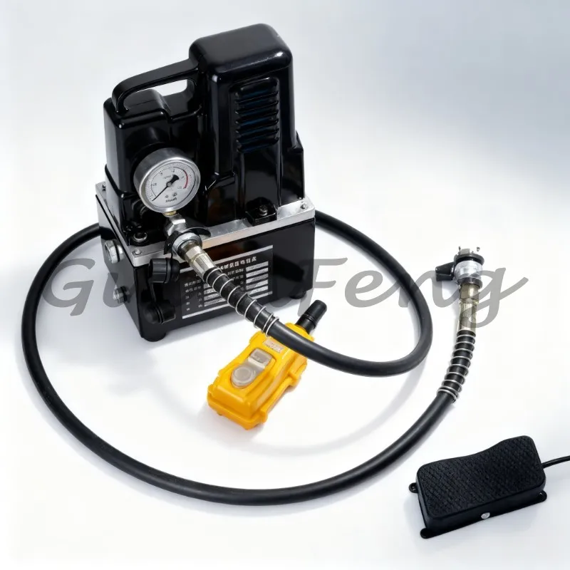 1200W High-Voltage Electric Hydraulic Pump 70MPa Hydraulic Station with Manual & Foot Switch