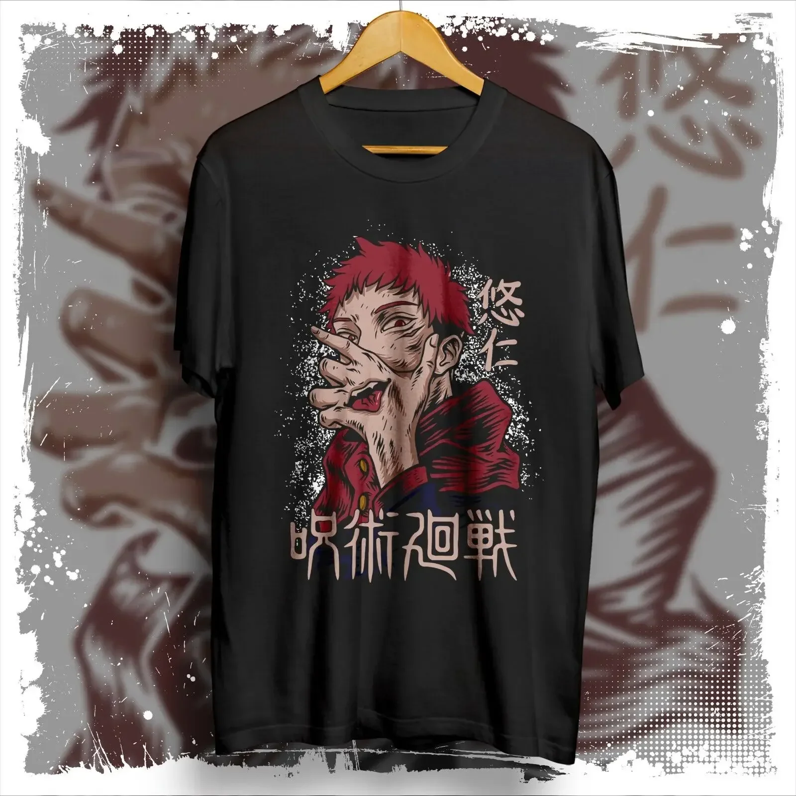 Yuji Itadori Sukuna anime graphic tees, Jujutsu kaisen tshirt, anime shirt