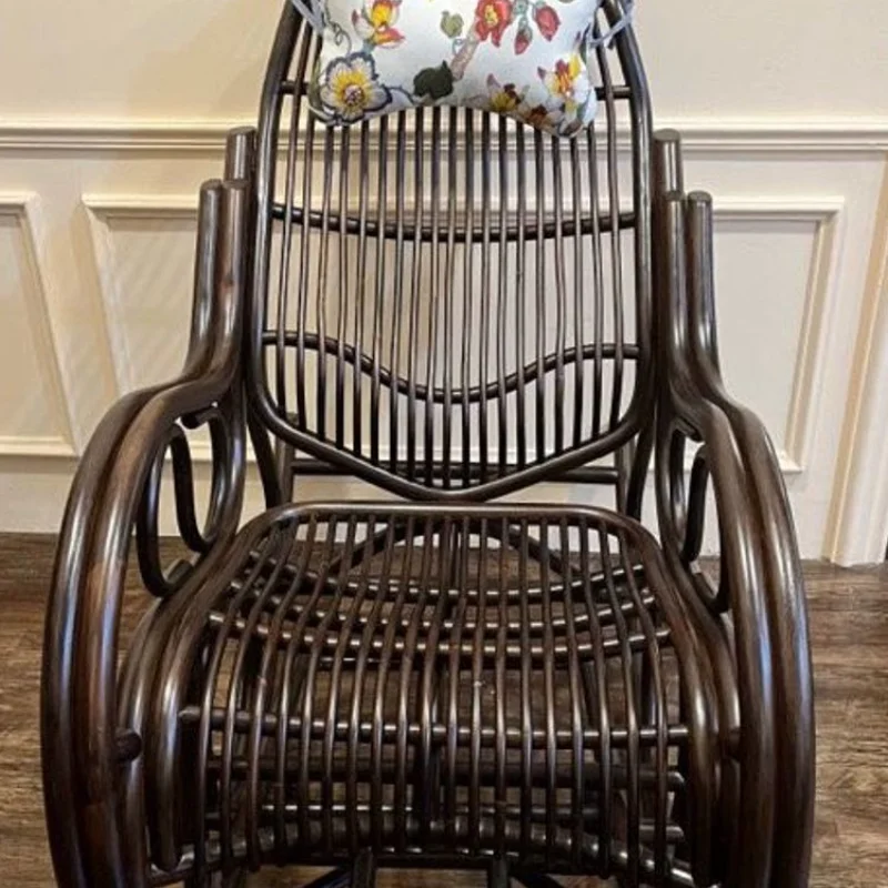 

Rocking Chair Multifunctional Rattan Handmade Rocking Chair