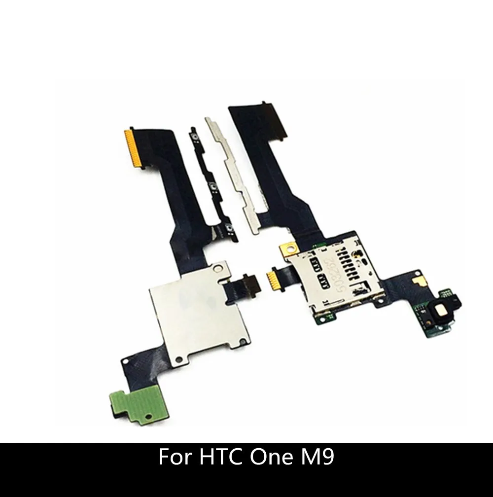 

For HTC One M9 Power On OFF Volume Button Switch Flex Cable With SD Card