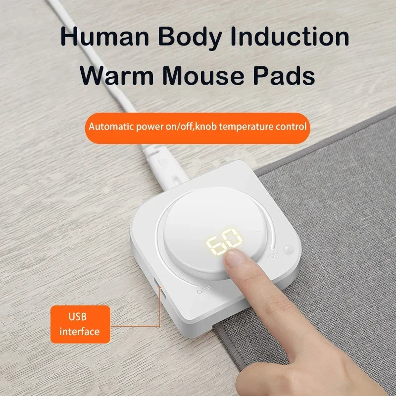 Xiaomi Smart Heated Electric Heating Pad Mouse Pad Office Desktop Digital Display Pad Warming Table Waterproof Desk Mat Winter