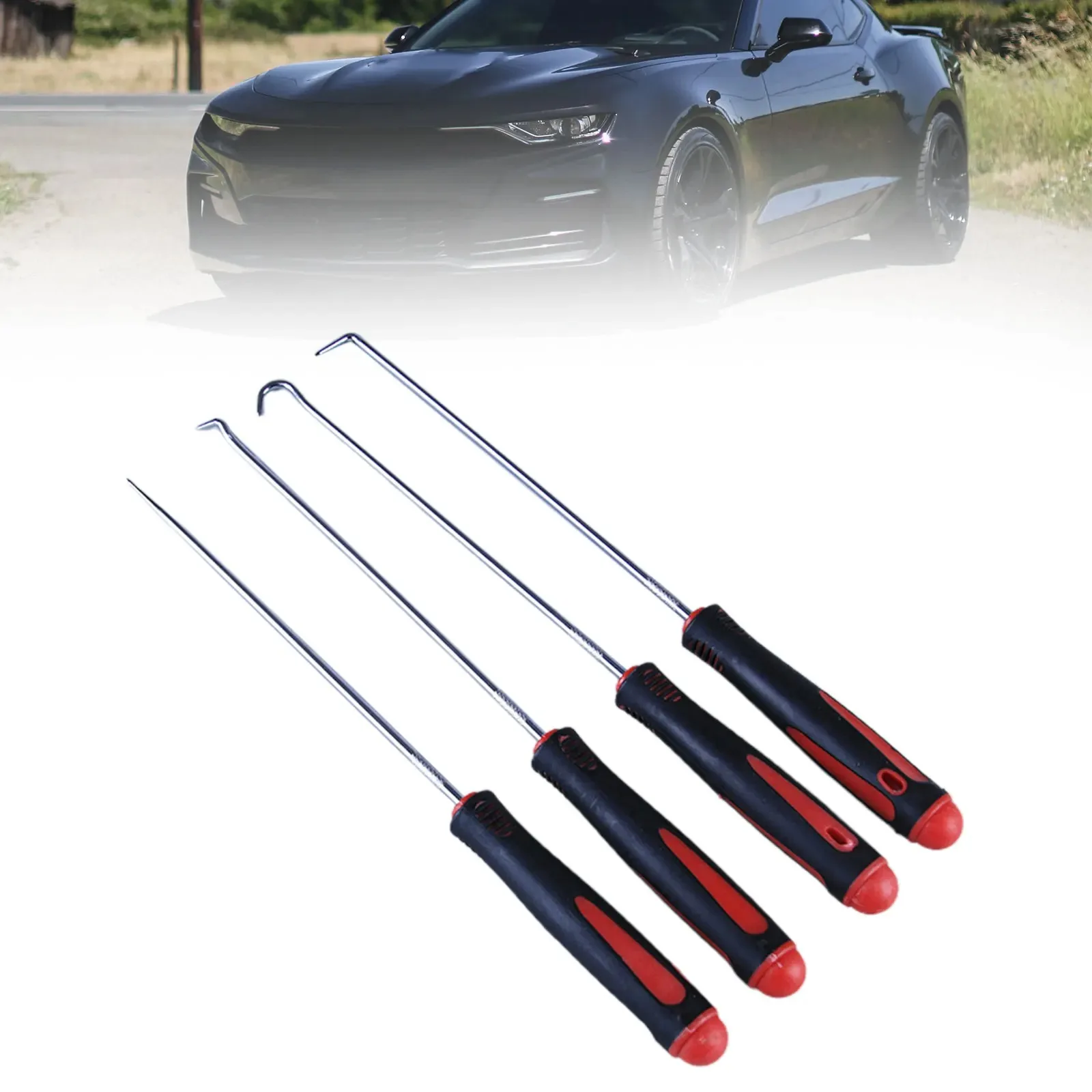 

4-piece set of car oil seal paddles and hooks disassembly tool O-ring gasket puller disassembly hook maintenance tool