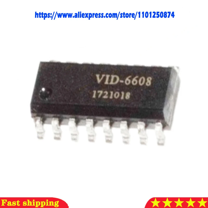 5pcs/lot VID-6608TR VID-6608 VID6608 SOP-16 In Stock