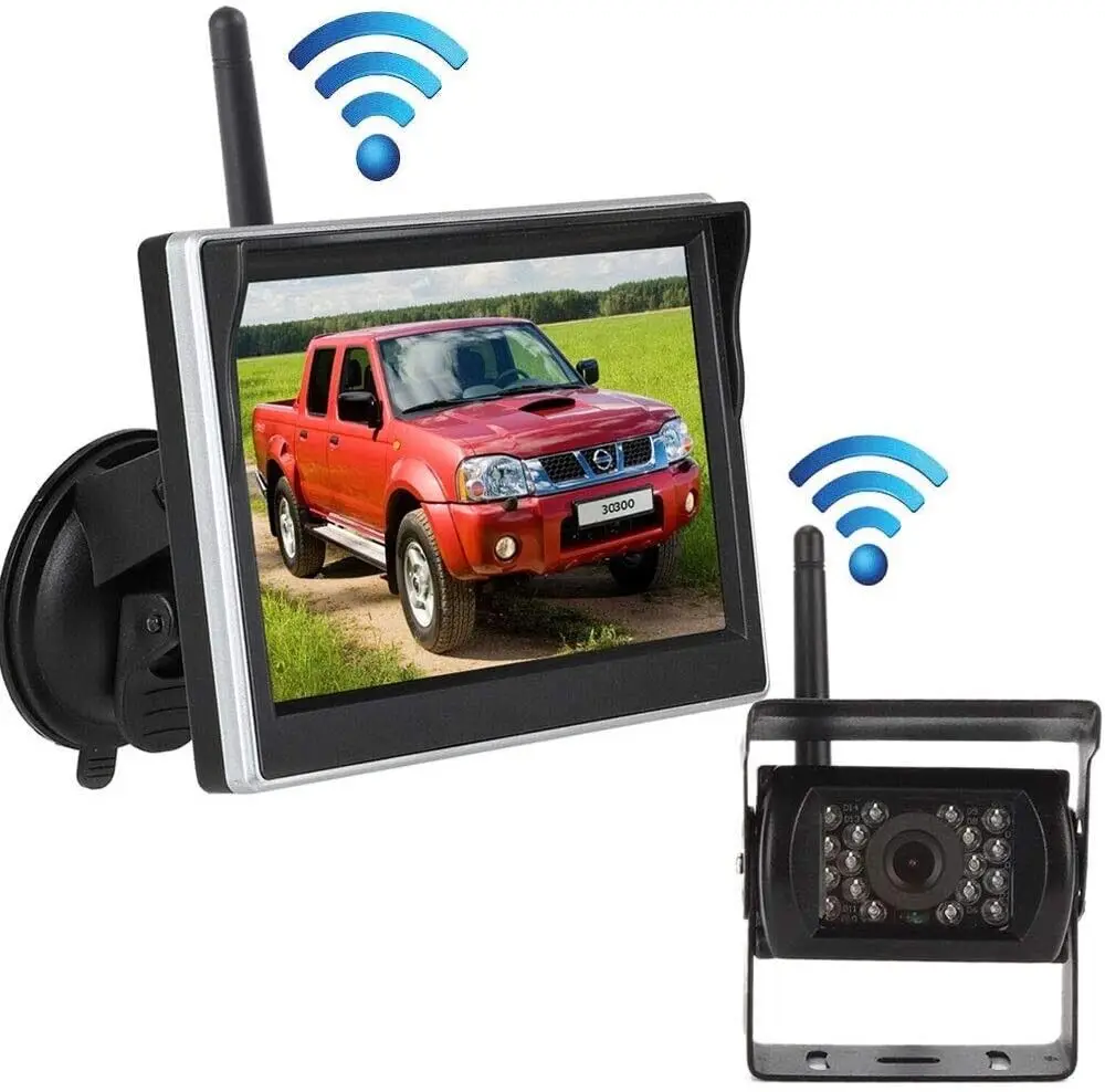 Wireless 18led IR Backup Camera with 5\