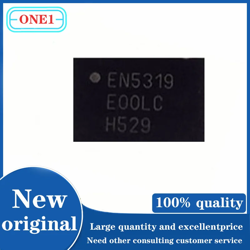 

1PCS/lot New original EN5319QI EN5319 24-QFN（6x4） Non isolated PoL module DC converter 1 output 0.6~5.05V 1.5A 2.4V -5.5V input