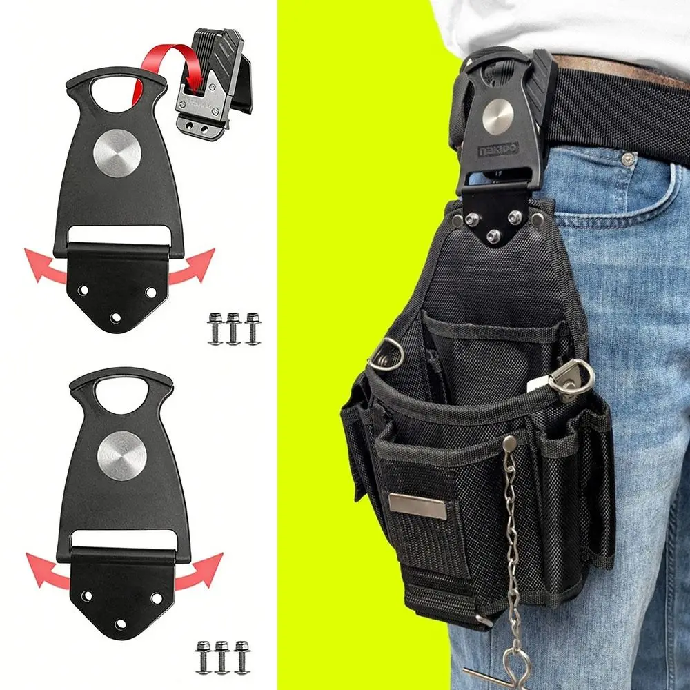 Rotary Tool Belt Buckle Conversion Kit Multifunctional Electrician Bag Universal Accessories Tool Pouches Belt Clip