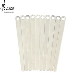 10pcs Clarinet Reed Stainless Steel Reed Metal Black Pipe Reed Clarinet Maintenance Accessories Woodwind Spare Parts
