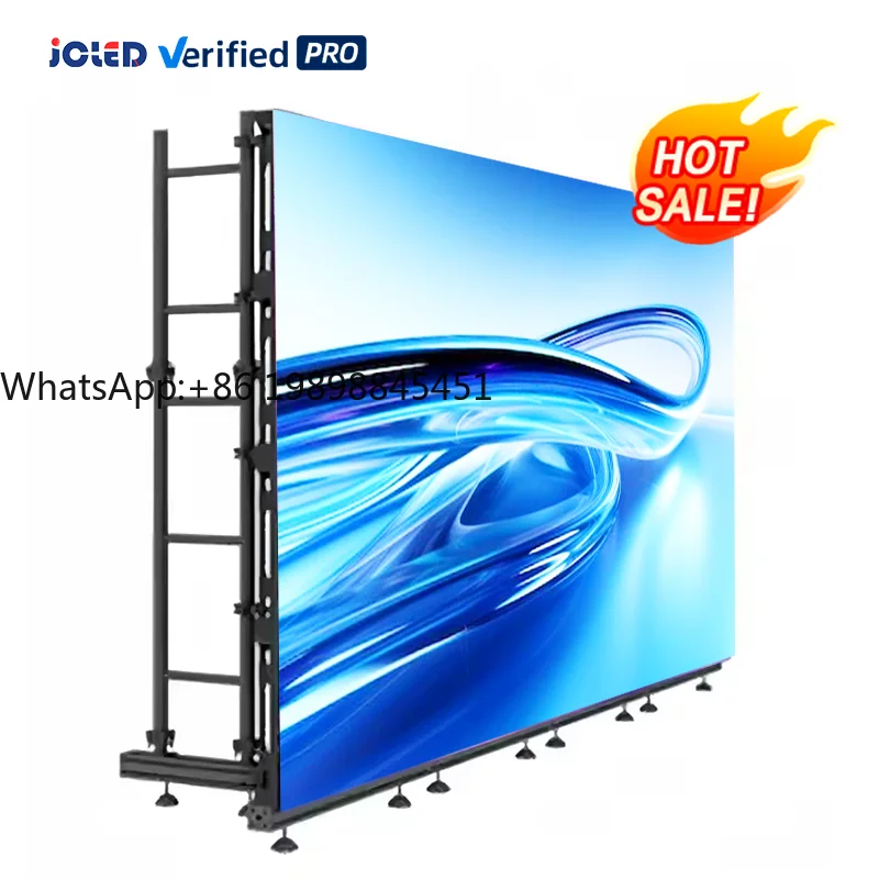 

Portable 3 by 4 Meters Led Screen Display for Church Backdrop Panel Outdoor Indoor P3.91 P2.6 P2 Stage Rental Screen for Events