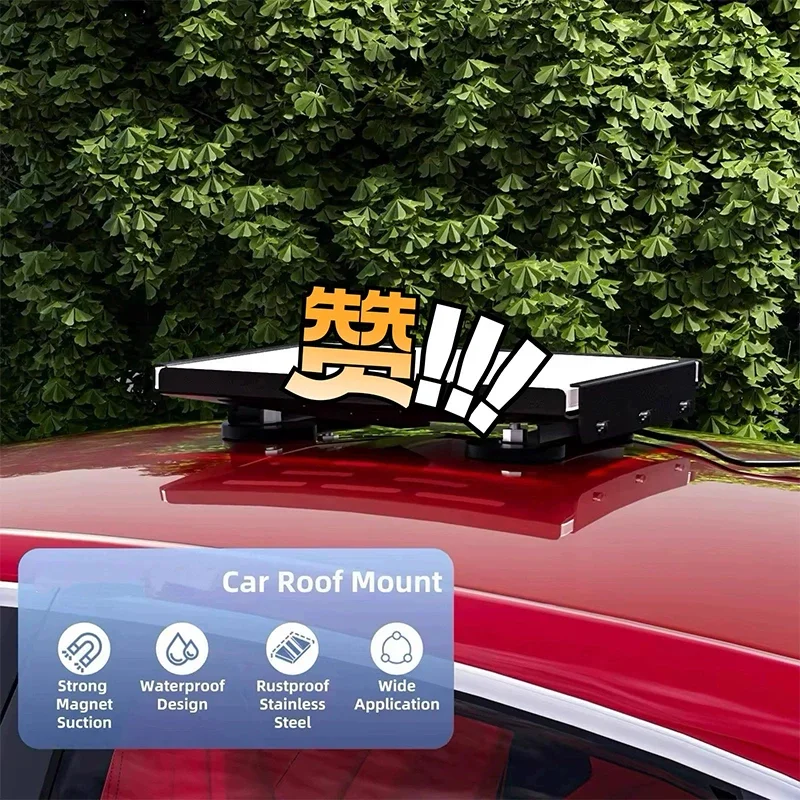 Suitable for Mini Magnetic Mount RV Travel Trailer Magnetic Car Roof Mount Vertical Magnetic Holding Force: 80kg