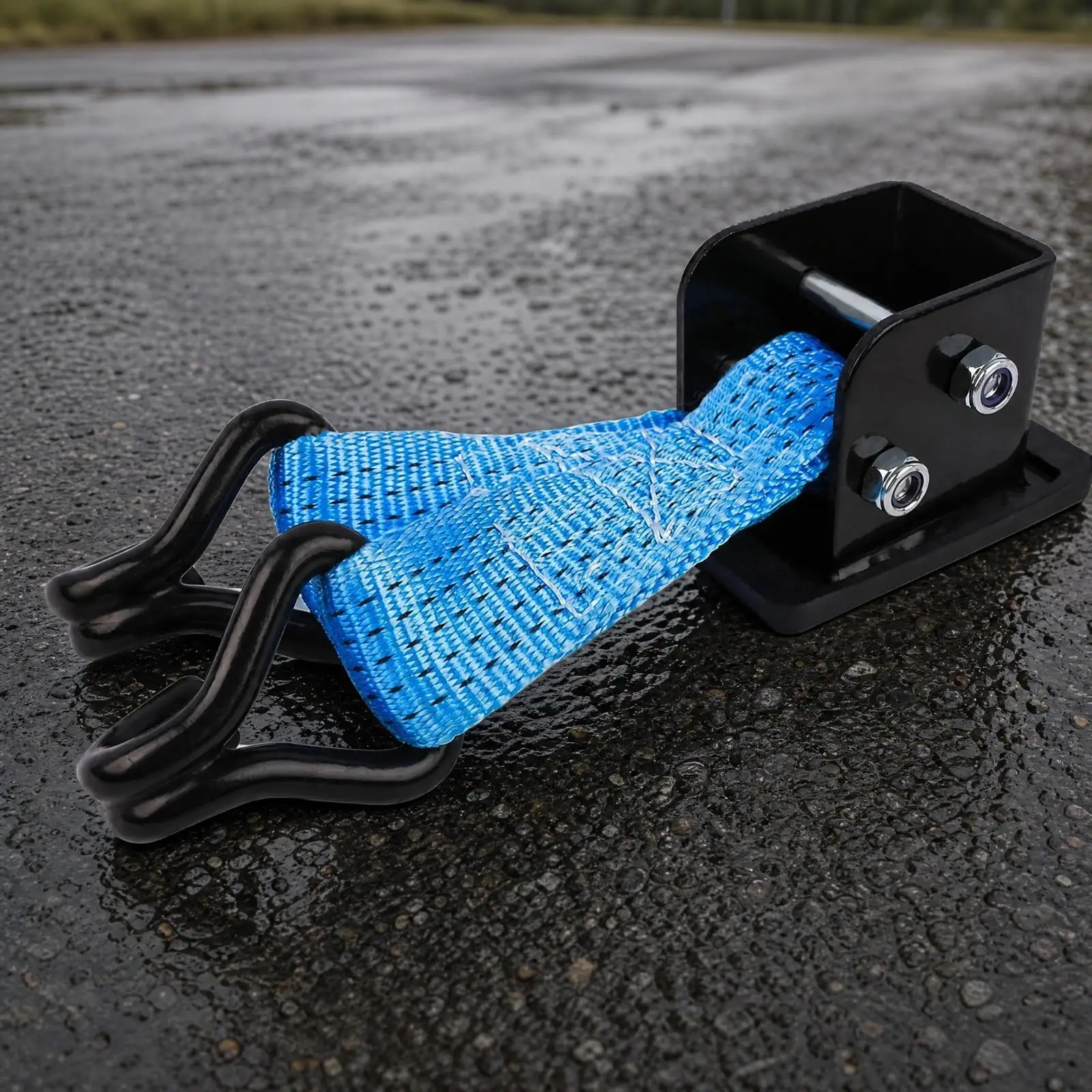 Vehicle Maintenance Tool Shielded Nylon Coating Connected Tire-Lifting Tool for Garage Maintenance, Roadside Repairs
