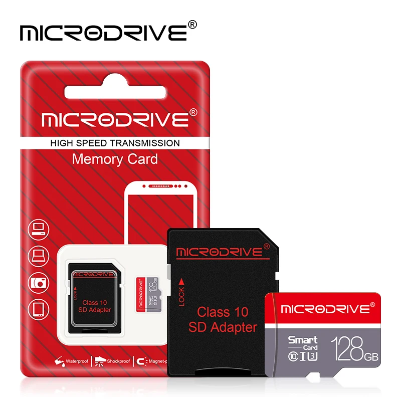 TF Card 4GB 8GB 16GB 64GB Class 10 Micro Flash Memory Card 32GB 128G 256G 512GB cartao de memoria mini sd card gift adapter