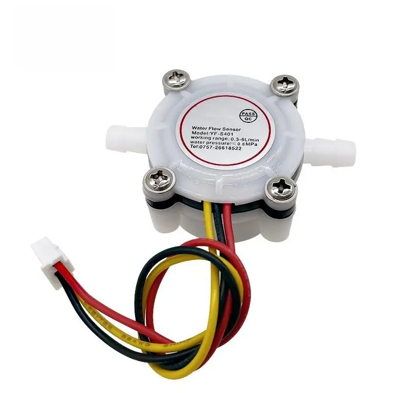 **1Pc Switch Meter Flowmeter Counter 0.3-6L/min Water Coffee Flow Sensor Connected To 6mm Hose DIY Accessories