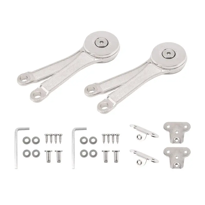 NEW HOT In Stock-Heavy Duty Hinge Lid Support Hinge Hinge Soft Close Chest Hinge Support For Cabinet Kitchen Wardrobe, Easy To U