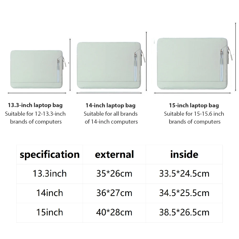 2025 مقاوم للماء 13.3/14.6/15.6in حقيبة لابتوب لباد A16 حافظة الهواء 4 5 برو 11 13 حقيبة دفتر لماك بوك Xiaomi HP لينوفو اللوحي #2