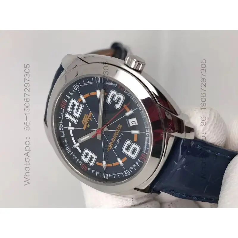 Fashion Sapphire Mirror, Stainless Steel Case Watch, Fully Automatic Machinery