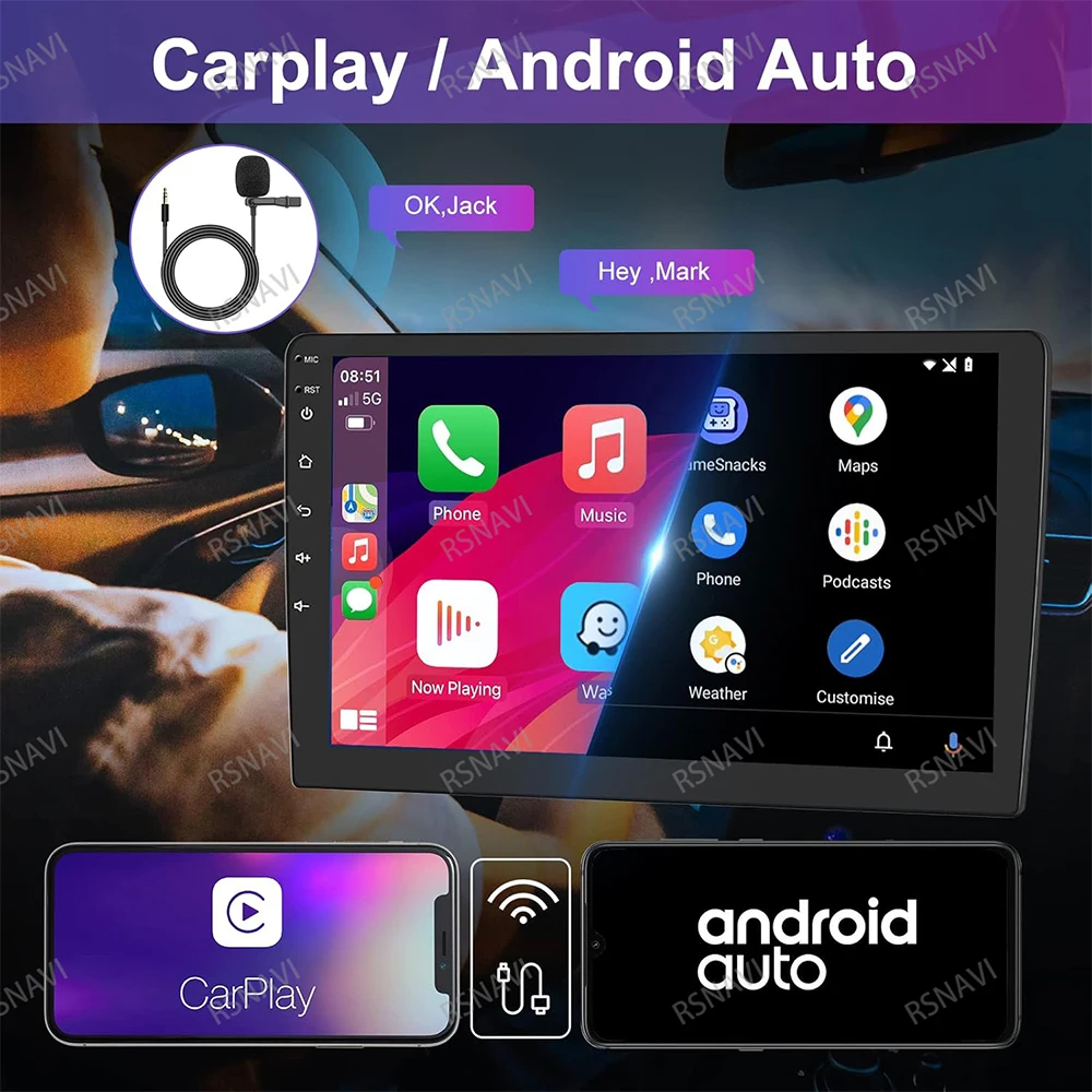 راديو السيارة أندرويد 15 لأودي TT MK2 8J 2006 2007 - 2014 DSP الوسائط المتعددة اللاسلكية Carplay السيارات DVD رئيس وحدة كوالكوم ستيريو BT