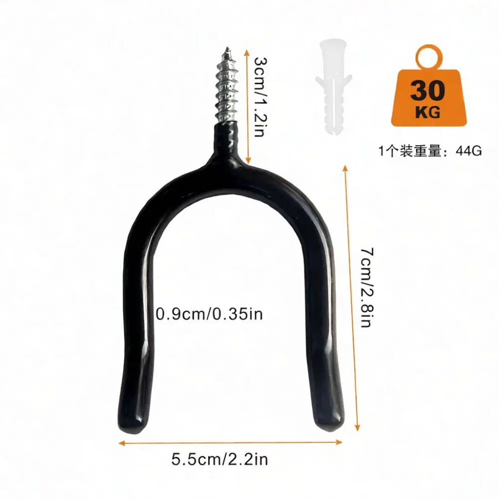 Metal Wall Organizers Garage Steel Hooks Utility Hanger For Garden Tool Storage Heavy Duty Shovel Rake Broom Rack Mount