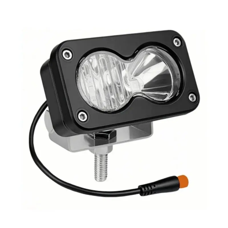 618 Mega Sale E-Bike Scheinwerfer für Ridsta RQ20 3-Pin Julet Wasserdichter Anschluss Heller 20W LED Plug-and-Play 3-Zoll Spotli