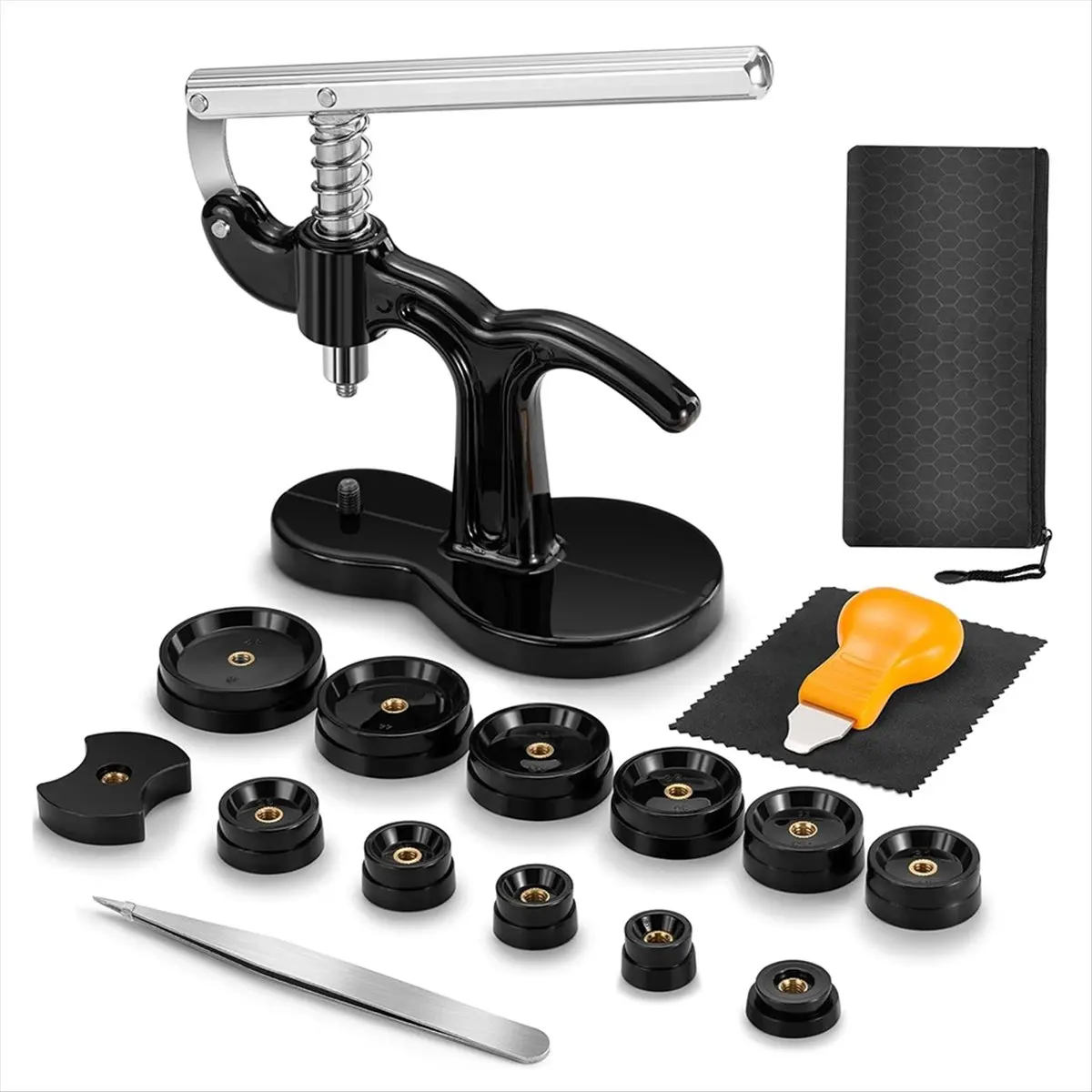 17 Piece Watch Battery Replacement Tool Kit watch battery replacement tool kit Metal+Plastic