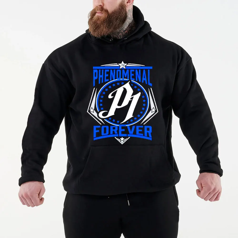 

2024 Men's Fighting Fans Famous Wrestler A.J. Styles Black Hoodie Street Leisure Sports Pullover