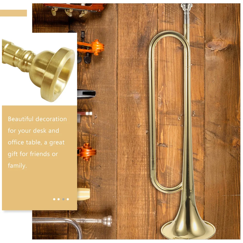 

1Set Youth Trumpet High-Quality Metal Cotton Kids Musical Plaything Safe Durable Ideal for School Band Orchestra Performance