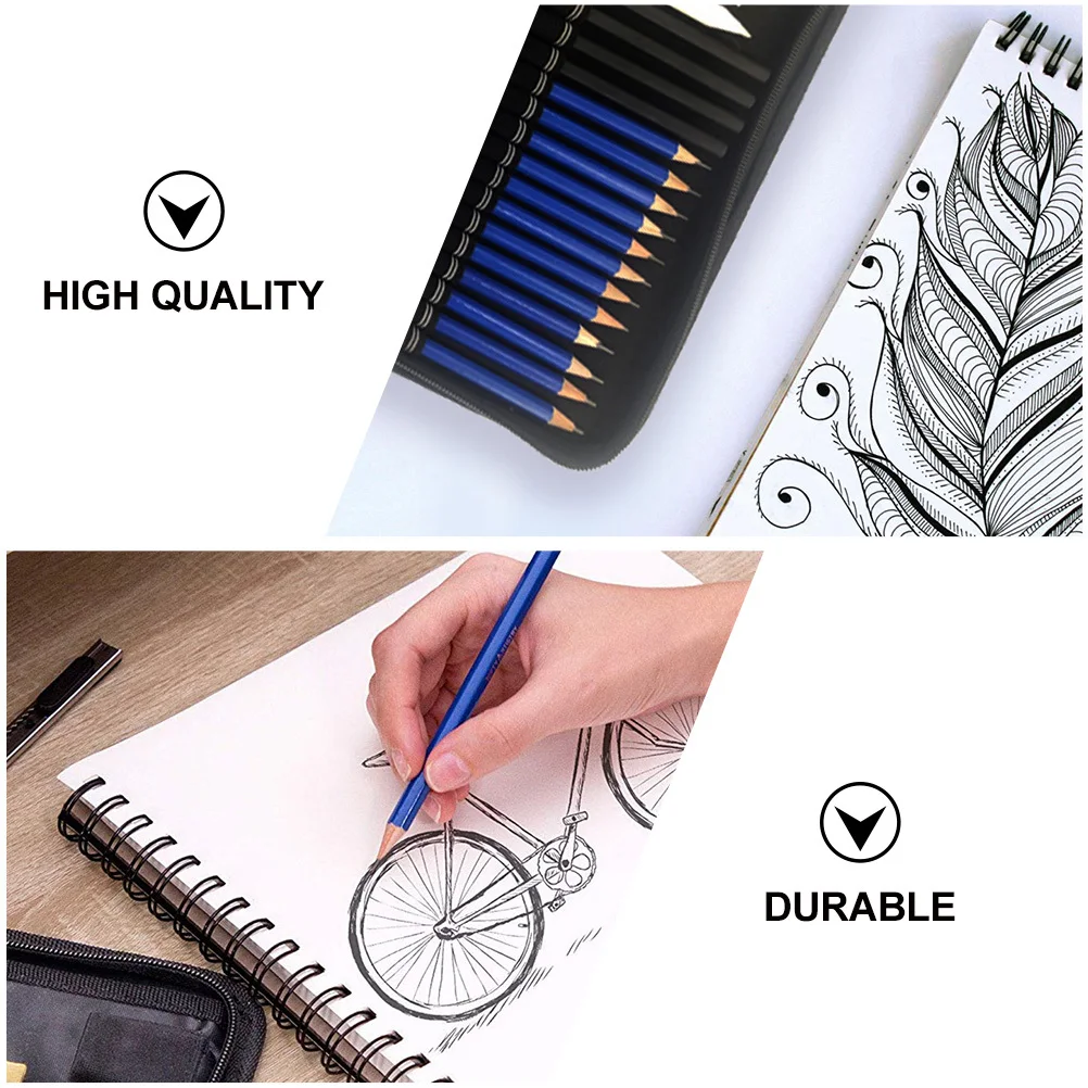 

72 Pcs Drawing Sketch Pencil Set Colorful Wooden Pencils Professional Charcoal Art Material Student Paint Kit Bag