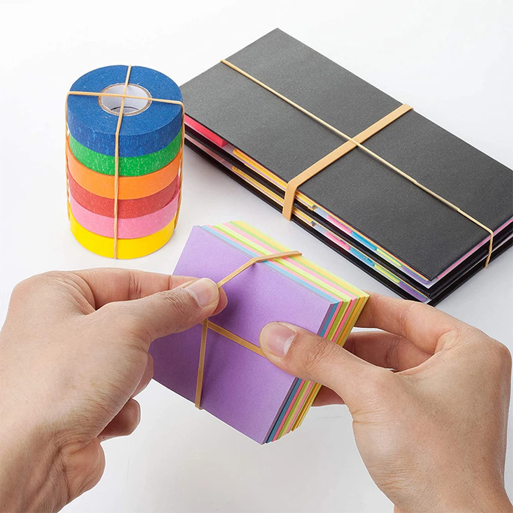 New Elasticity Elegance Rubber Bands Ball Versatile For Classroom Organization Durable And Sturdy Coloured Elastic Bands