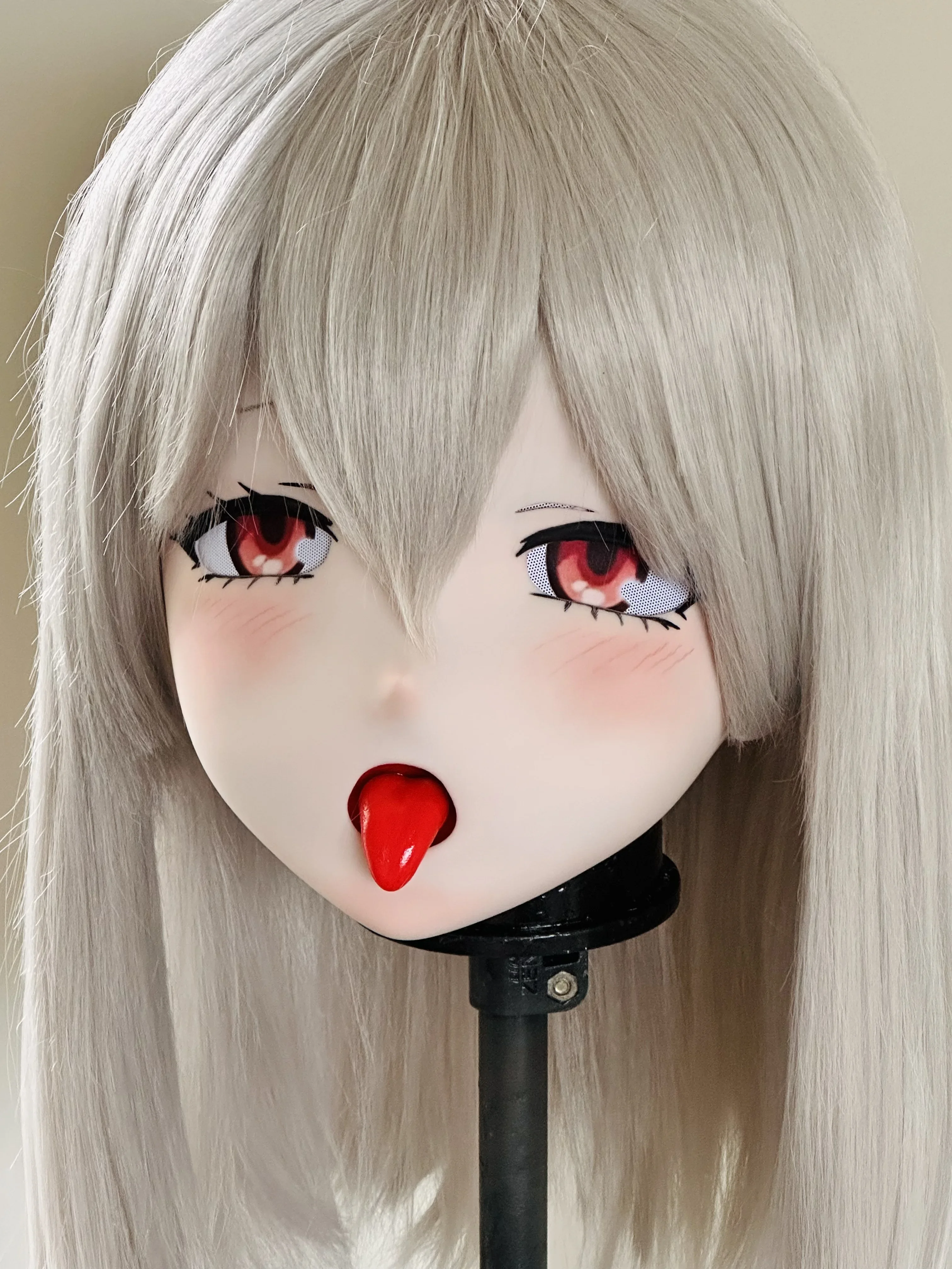 (XYQ) تخصيص شخصية كروسدرينج أنثى فتاة PLA كامل الرأس مع قفل أنيمي تأثيري اليابانية Animego Kigurumi قناع